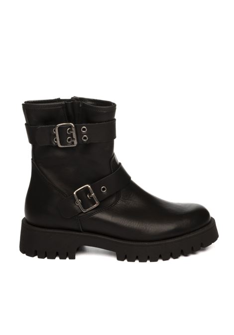 Anfibio pelle nero FRAU | 56L3RIO-NERO