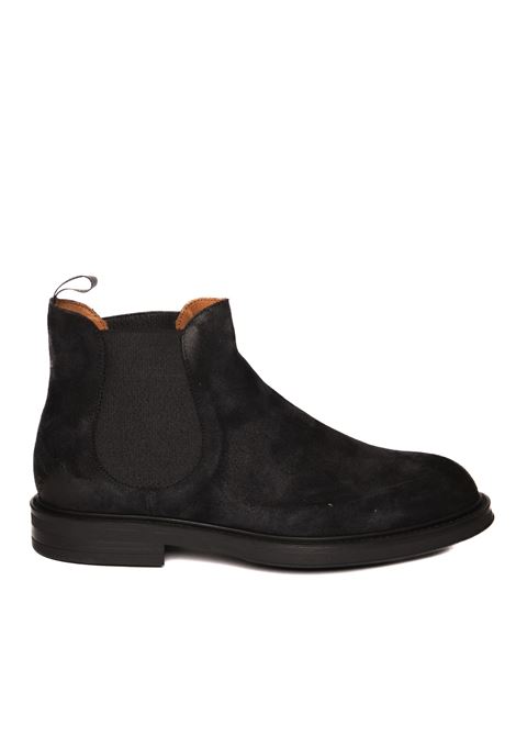beatles in pelle scamosciata blu FRAU | 73A3WAXY-BLU