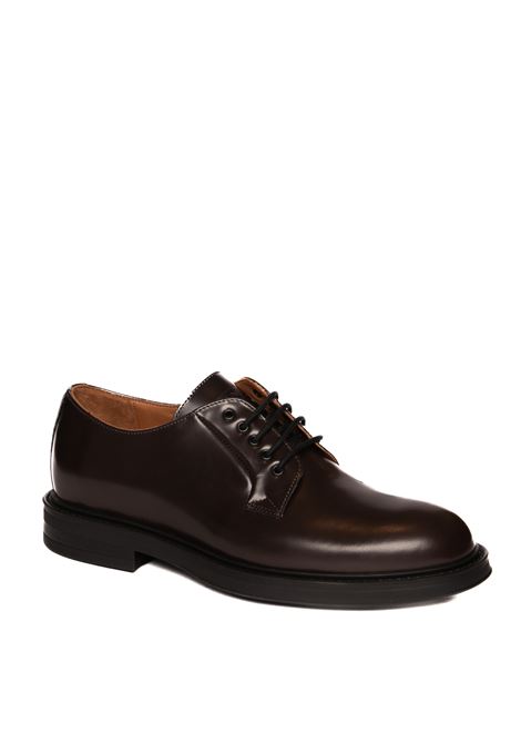 derby in pelle semilucida bordeaux FRAU | 73Q1BRISTOL-MULBERRY