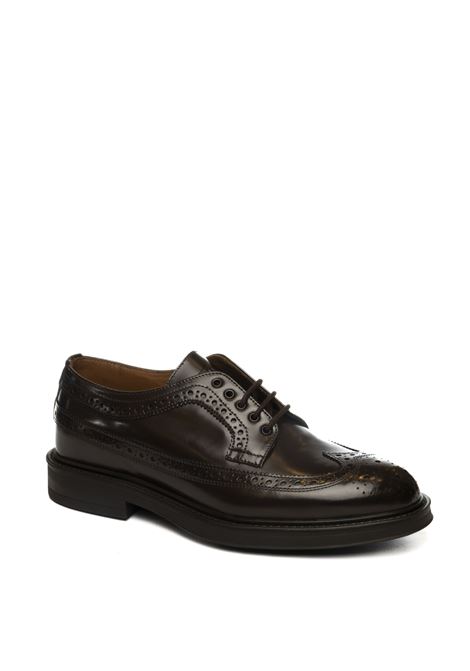 Bordeaux leather derby lace-up FRAU | 73Q4BRISTOL-MULBERRY