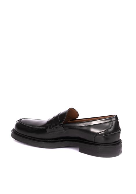 mocassino in pelle semilucida nero  FRAU | 73Q8BRISTOL-NERO