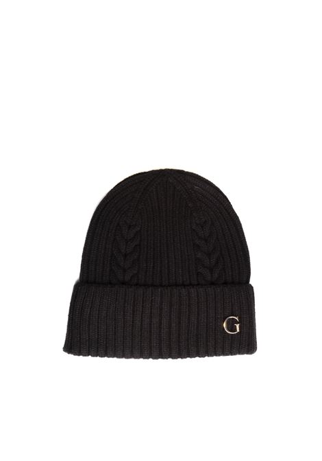 cappello logo nero GUESS | AW5381POL01-BLACK
