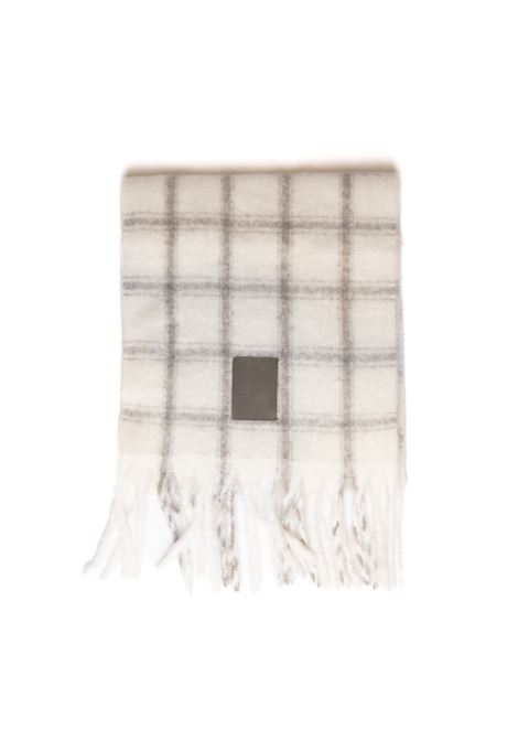 gray checked scarf GUESS | AW5424POL03-GREY