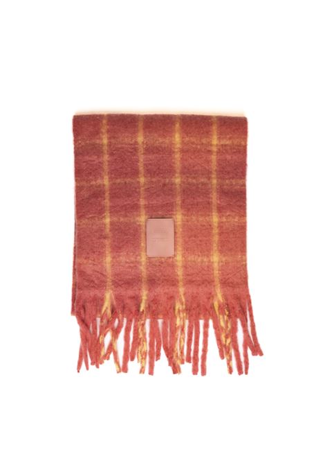 pink checked scarf GUESS | AW5424POL03-ROSE