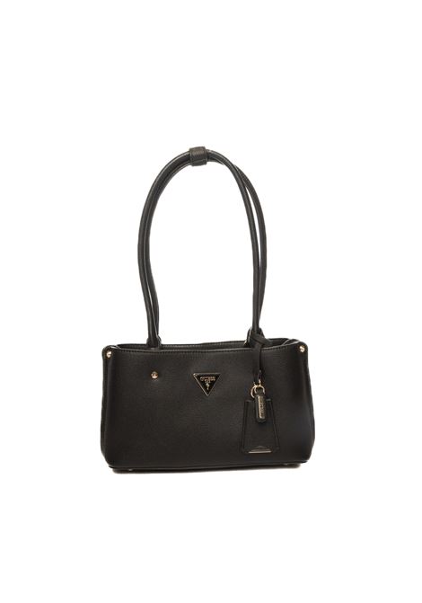 black meridian shoulder bag GUESS | HWBG6974090MERIDIAN-BLA