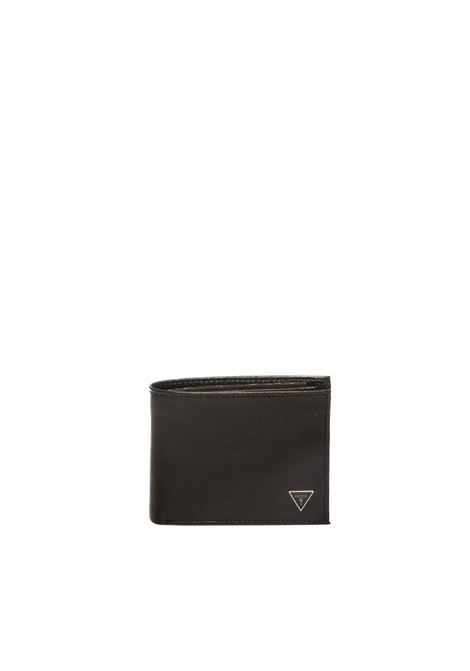 portafoglio madrid nero GUESS | SMCSLE.MADRIDLEA24-BLACK
