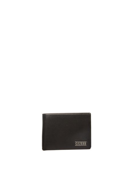 portafoglio boston nero GUESS | SMNEBR.BOSTONLEA27-BLACK