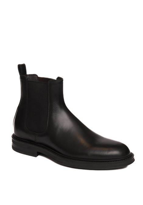 stivaletto in pelle nero  HENDERSON | R82503VIT-NERO