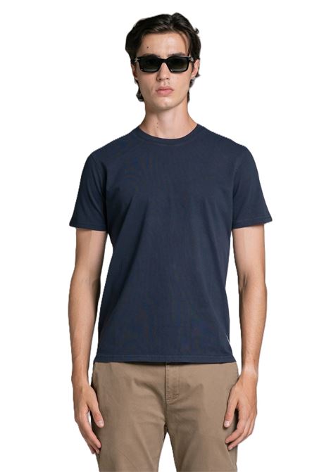 blue cotton t-shirt IMPURE | JOSHUACOTONE-NAVY