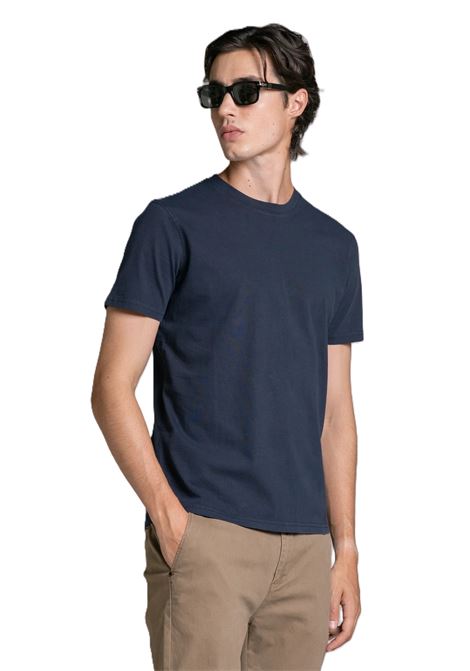 blue cotton t-shirt IMPURE | JOSHUACOTONE-NAVY