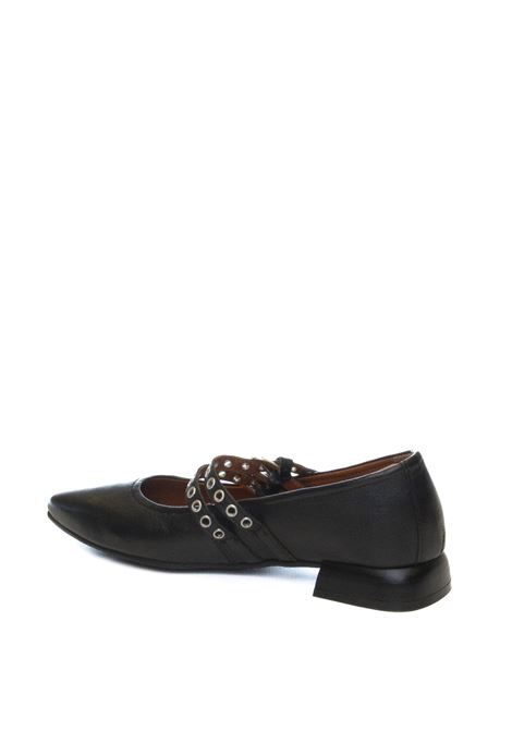 Ballerina borchie nero MJUS | T98123PELLE-NERO