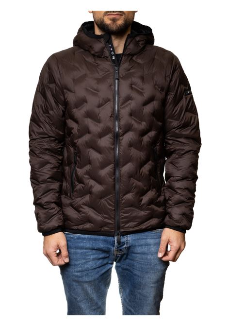 brown feather jackets MORE | M2079PIUMA-MORO