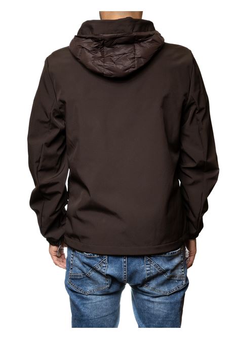 brown fabric jacket MORE | M2081TESS-MORO