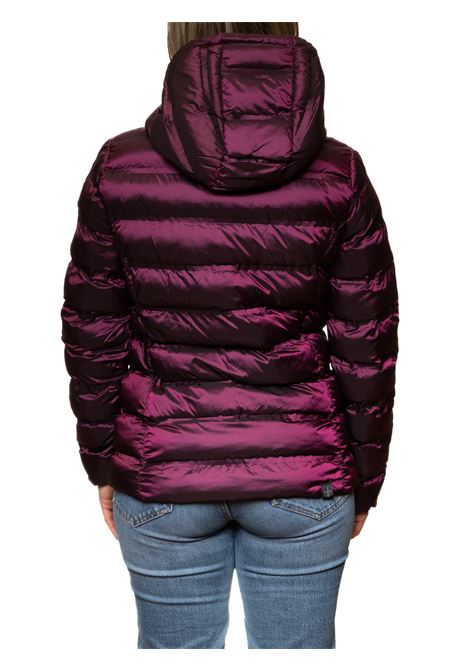 burgundy feather jacket MORE | W2000PIUMA-PRUGNA