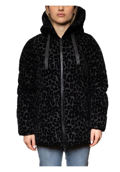 black feather jacket MORE | W2038PIUMA-NERO