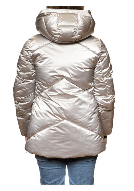 silver feather jacket MORE | W2056PIUMA-ARGENTO