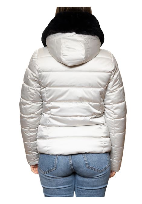 platinum feather jacket MORE | W500PIUMA-PLATINO