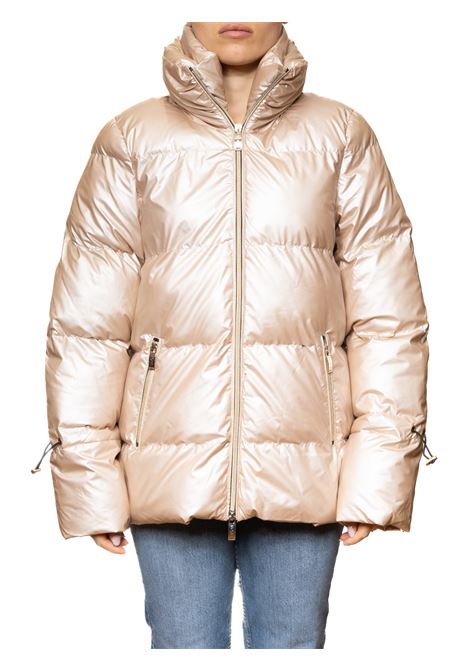 beige feather jacket MORE | W504PIUMA-BEIGE