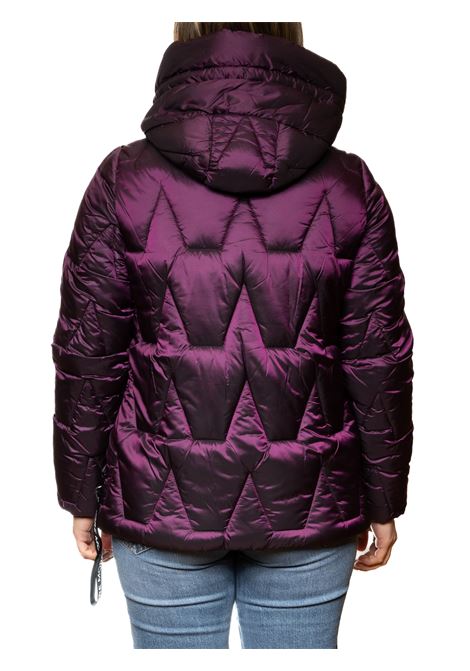 purple fabric jacket MORE | W706TESS-VIOLA