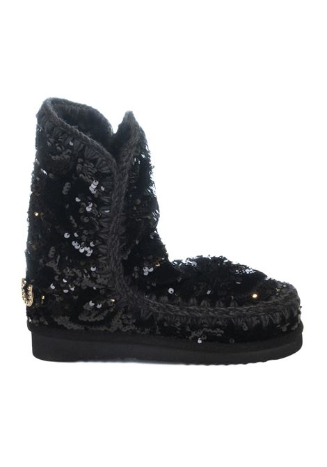 Grey eskimo 24 leather boot MOU | ESKIMO24.BIGLOGO101031K-QBK