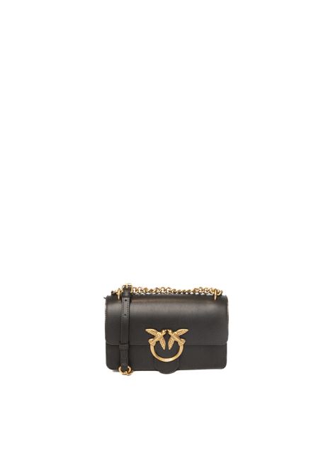 black/gold one mini shoulder bag PINKO | 100074-A0F1ONEMINI-Z99Q