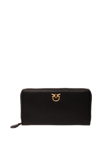 portafoglio ryder nero/oro PINKO | 100250-A0F1ZIPAROUND-Z99Q