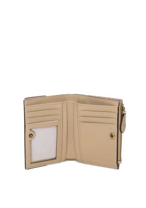 ivory compact wallet PINKO | 103612-A0F1COMPACT-C50Q