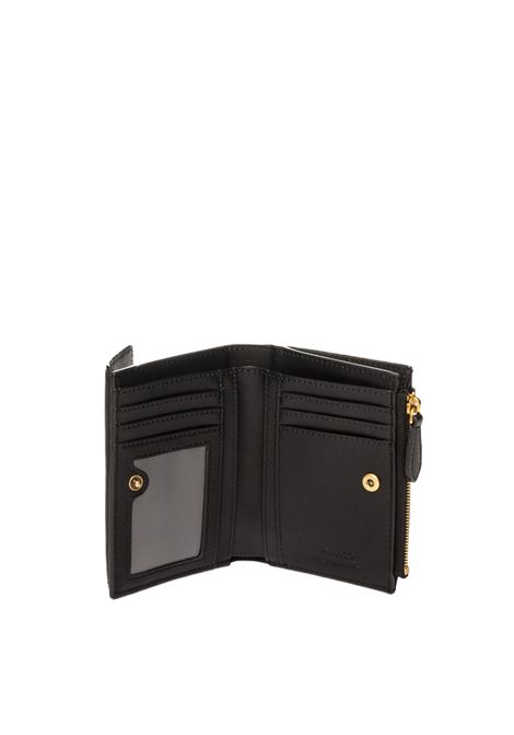 black/gold compact wallet PINKO | 103612-A0F1COMPACT-Z99Q
