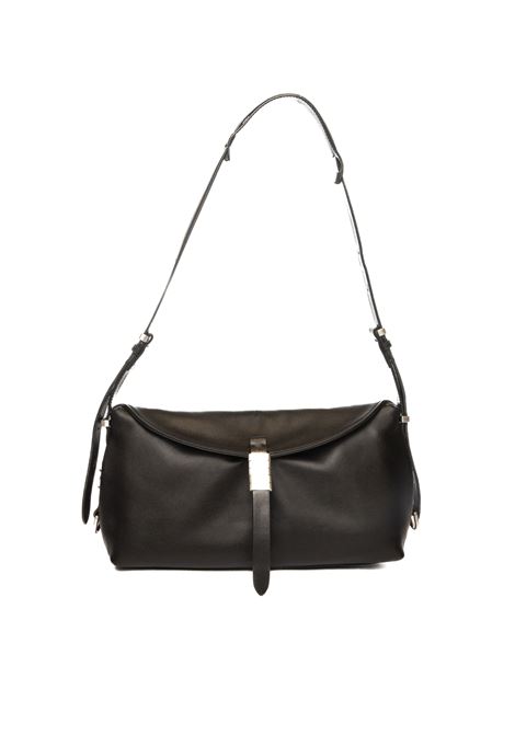 black/silver saddle shoulder bag PINKO | 105049-A1ZXSADDLE-Z99E