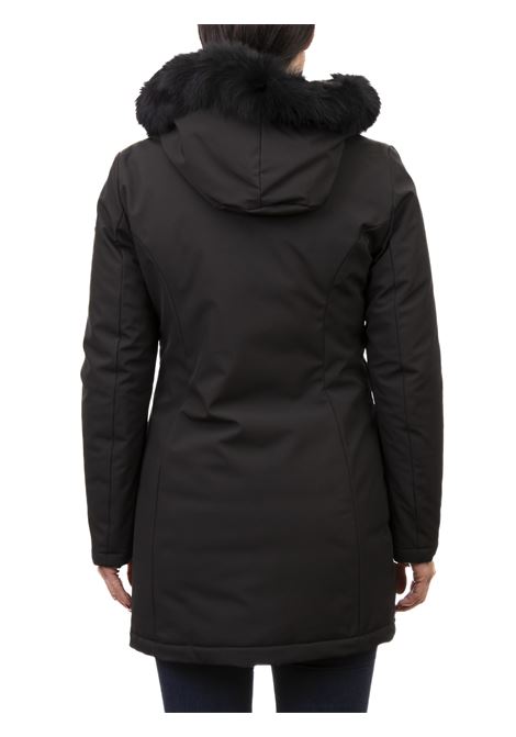 giubbino tech con cappuccio nero REFRIGIWEAR | W99108LADYTECH-G06000