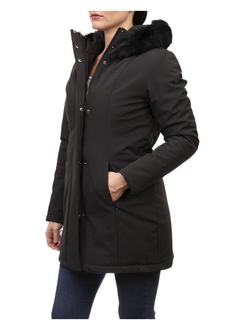 giubbino tech con cappuccio nero REFRIGIWEAR | W99108LADYTECH-G06000