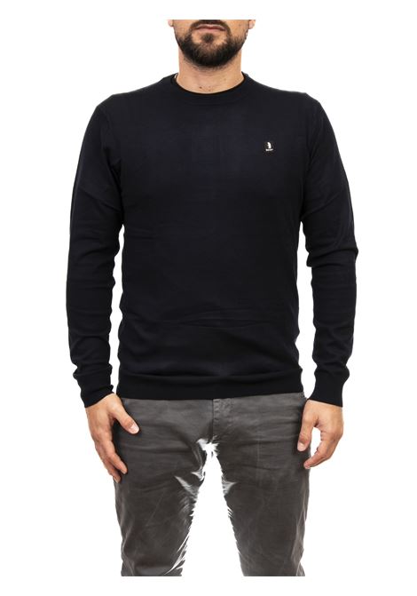 navy blue logo sweater REFRIGUE | 2811W00156CREWNECK-NAVY
