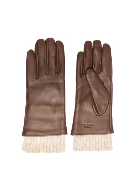 brown leather gloves TOSCABLU | 60G03PELLE-C66