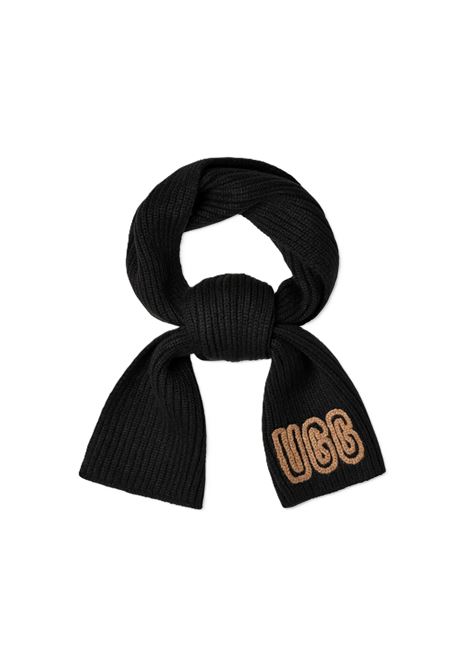 black wool hat UGG | CHUNKYRIBLANA-BLK