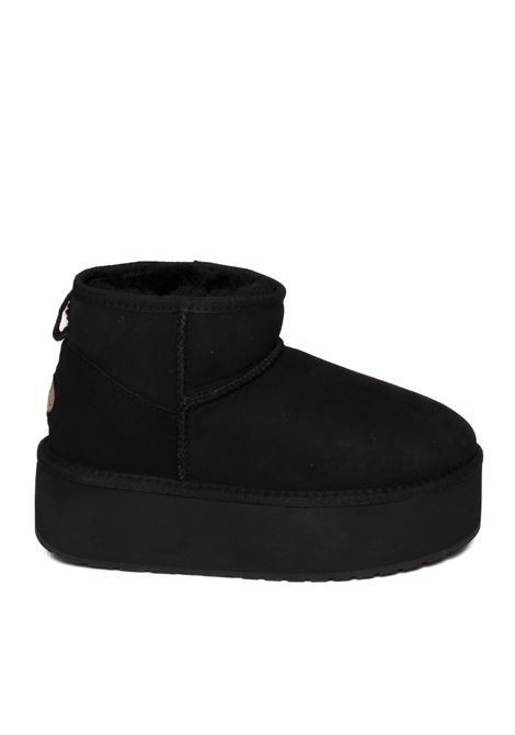 Stivaletto montone nero EMU | W13082STINGER.FLAT-BLK