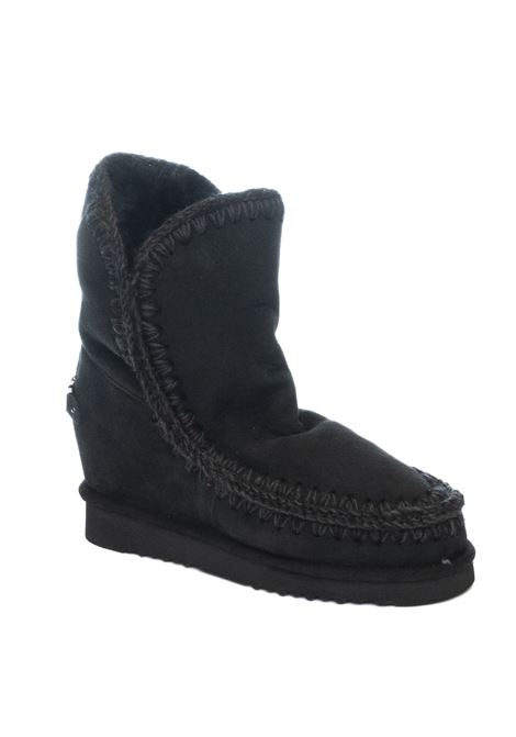 Stivaletto eskimo innerwedge nero MOU | INNER,METALLOGO121013A-BKB