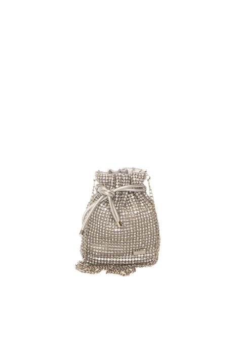 silver rhinestone bag ALBANO | 1074STRASS-CRISTAL