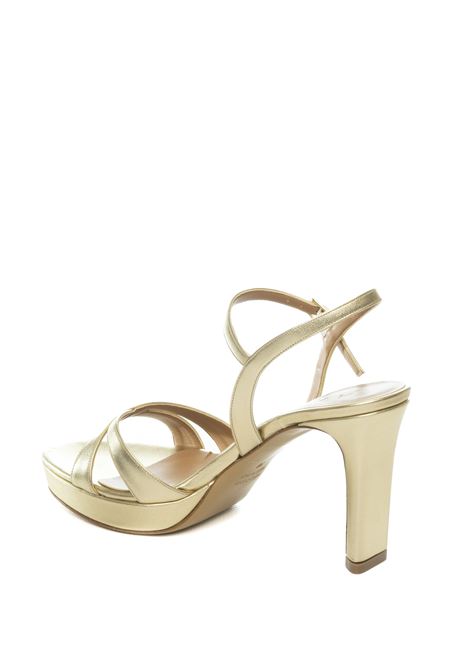 Black patend sandal ALBANO | 311MET-PLATINO