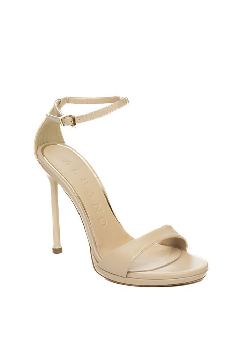 nude leather sandal ALBANO | 5300SOFT-NUDE