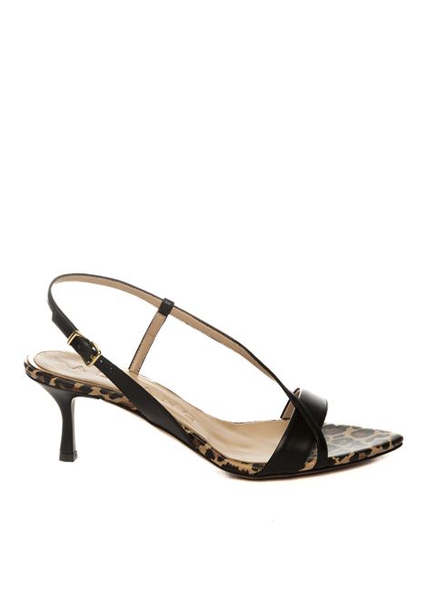 Sandalo 5309 nero/animalier ALBANO | 5309SOFT-NERO/LEO