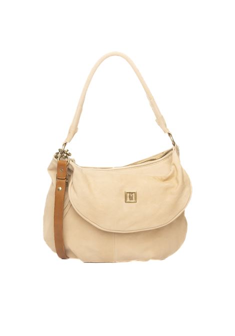 Borsa a spalla beige AS98 | 200760PELLE-BEACH