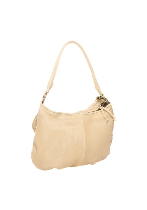 Borsa a spalla beige AS98 | 200760PELLE-BEACH