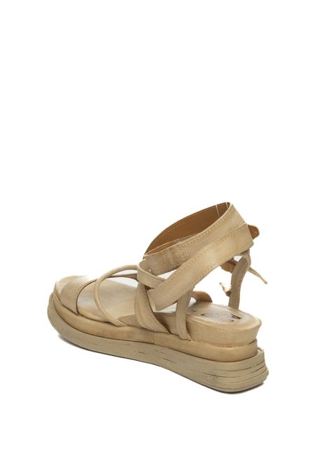 Sandalo pelle azzurro AS98 | A15006PELLE-BEACH