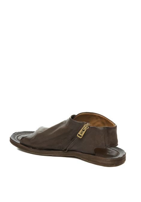 sandalo pelle marrone AS98 | A16063PELLE-FONDENTE