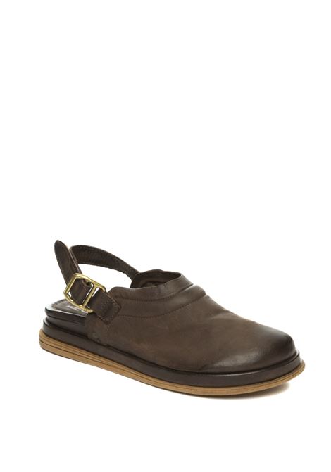 sabot pelle marrone AS98 | B60003PELLE-FONDENTE