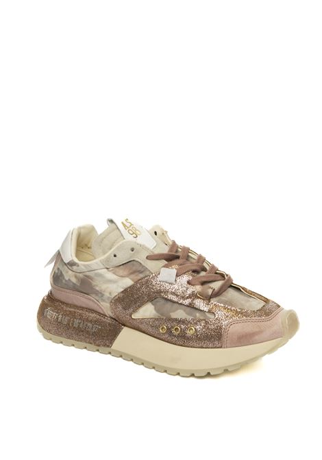 sneaker pelle chiffon AS98 | C01101PELLE-CHIFFON