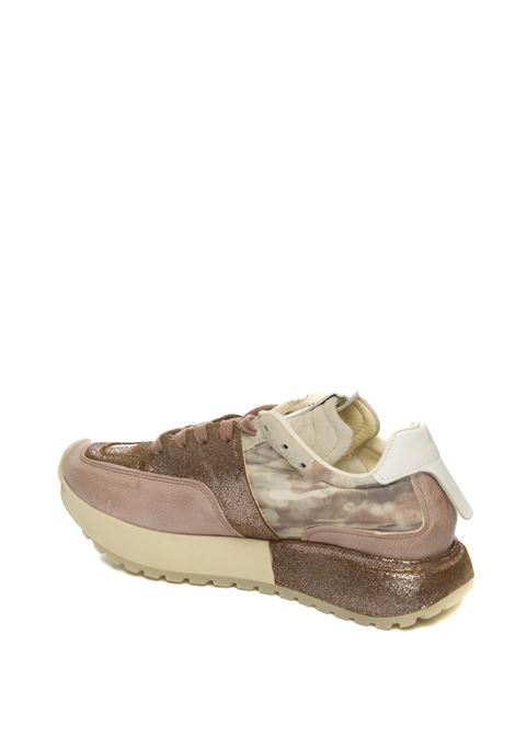 sneaker pelle chiffon AS98 | C01101PELLE-CHIFFON