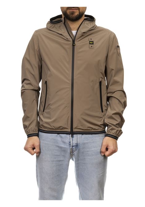 giacca a vento con logo beige BLAUER | 11541-FARRIN007110-282