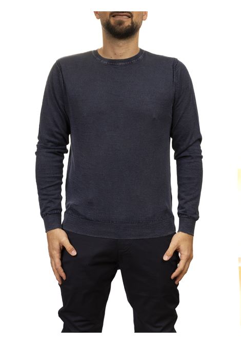 girocollo manica lunga blu CENSURED | MMC247TTTC5-212F