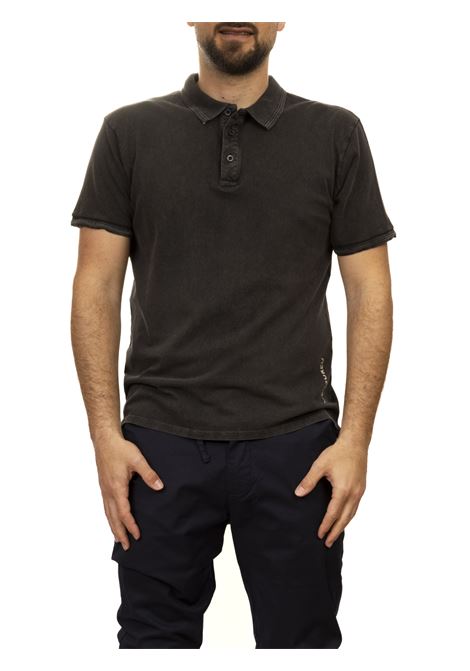 polo maniche corte nera CENSURED | TMC546TPCF5-90F